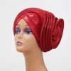 bonnet pour femmes, turban, bourgeon plié, foulard exquis, décontracté, confortable, mode, polyvalent, chaud, chapeau croisé