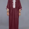 nouveau 2026 mode musulmane abayas pour hommes patchwork broderie longue robe saoudienne arabe caftan mâle jubba thobe islamique marocain abaya