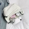 sac fourre tout de style neutre avec sangle pour transporter des articles de fitness. nouveau mini sac à main street style avec bandoulière. léger et