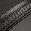 ceinture en cuir à boucle automatique pour hommes, heure d'affaires pour courir, boucle de taille dorée, ceinture de luxe, décoration en strass