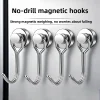 Aimants Extra résistants avec crochet pour suspendre des crochets magnétiques, cintres magnétiques robustes en néodyme pour terres rares, vente en gros, 1/2 pièces