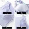 soutien gorge de sport push up antichoc de grande taille, en maille respirante, séchage rapide, pour yoga et fitness