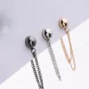 clip magnétique multifonction pour vêtements, 4 pièces, avec chaîne, boutons métalliques, pour vêtements, écharpe, pantalon, jambes, fixation de manchette, épingle magnétique, décor