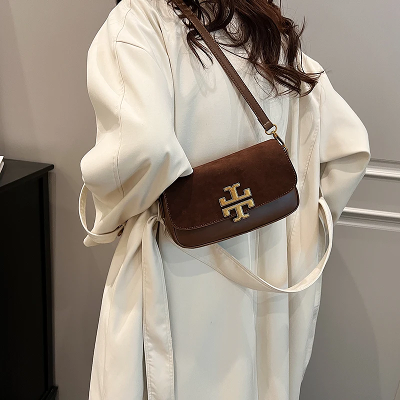 Sac fourre-tout à bandoulière en cuir pour femmes, élégant, sac à main de luxe, Style classique de styliste à la mode pour un Look quotidien