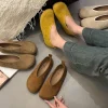 sandales plates femmes baskets chaussures mocassins décontractés 2025 tendance été nouveau daim confort marche peu profonde sport zapatos de mujer