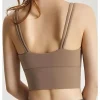 camisole de yoga professionnelle, tapis de poitrine fixe, sous vêtements de sport pour femmes, antichoc, respirant, gilet de beauté, soutien gorge de course, haut de gymnastique