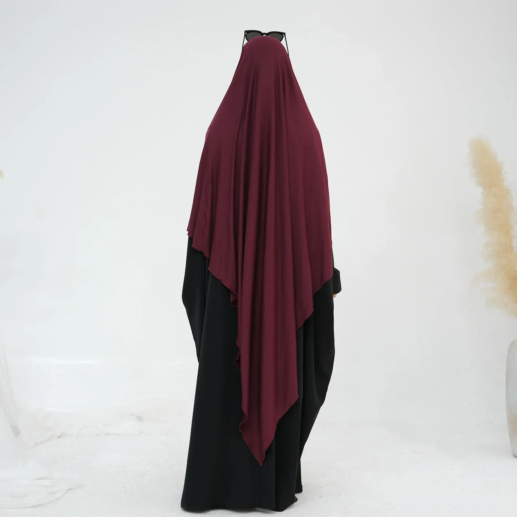 Écharpe hijab tiens imar en jersey extra long pour femme, couverture de sauna musulman, vêtements de prière islamique, Écharpe de ramadan