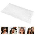 Strass maille voile Bandana bandeaux bijoux filets à cheveux pour femmes bandeau Rave frange