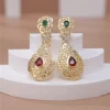 boucles d'oreilles décoratives de mariée marocaine, bijoux d'oreille au design creux, accessoires populaires pour femmes, pour fêtes de mariage et festivals