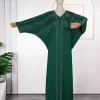 abayas de luxe en mousseline de soie pour femme, boubou, mode musulmane, caftan marocain, robes de soirée de mariage, vêtements africains, dubaï, 2025