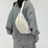 femmes taille pack grande capacité velours côtelé fanny pack style de rue sac de poitrine mode épaule sacs à bandoulière décontracté taille ceinture sac