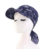 chapeau écharpe bandana à bords 100% coton, style cape, pare soleil euro américain, protection uv, activités de plein air, léger