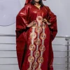 robe longue bazin pour femme – robes de soirée abaya multicolores, robes africaines brodées pour les soirées élégantes et les bals