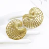 boucles d'oreilles big hoop pour femmes, bijoux fantaisie, cadeau de fête de mariage, tendance, dernières boucles d'oreilles