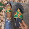 femmes léopard semelles plates glisser sandales mode fleur élégant sexy tongs décontractées été en plein air bureau style de rue 2025 nouveau