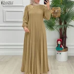 2025 mode musulmane Abaya Robe ZANZEA automne dentelle Patchwork robes femmes à manches longues plissée Robe d&rsquo;été islamique dubaï Robe Femme