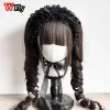 maid subculture japonais fille femmes harajuku magnifique y2k lolita gothique Élégant voile floral dentelle arc décoration bandeau