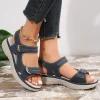 Sandales à l&rsquo;offre elles compensées légères pour femmes, chaussures de style sport, confortables, anti-alde, grande taille, élégantes, nouvelle tendance, 2024