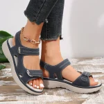 Sandales à l&rsquo;offre elles compensées légères pour femmes, chaussures de style sport, confortables, anti-alde, grande taille, élégantes, nouvelle tendance, 2024