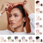 Bonnet Hijab en Satin Modal Double couche, sous-capuchon islamique avec cravate, Hijabs instantanés pour femmes, foulards turcs, Turban musulman, Bandana