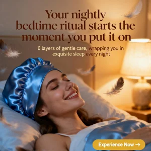 Bonnet en soie pour hommes et femmes, Bonnet pour dormir, haute élasticité, large bande souple, Bonnet de sommeil pour tresses de cheveux bouclés