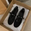 en été, porter bout rond, boucles droites, décontracté et confortable, chaussures plates pour femmes, chaussures simples mary jane découpées, chaussures en résille