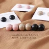 Vente chaude mode ronde aimant Hijab écharpe broches broches pour femme musulmane décoré accessoires dames broches unies 2 paires/sac