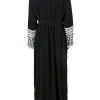 robe chador brodée abaya pour femmes, vêtements musulmans, bord amovible, couvrant tout le corps, robe de prière du ramadan, islam traditionnel