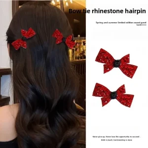 Pince à cheveux en strass violet rétro Bb pour femme, épingle à cheveux, Clip latéral en cristal brillant, cadeau d&rsquo;anniversaire pour filles