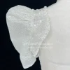 robes de mariée de luxe à paillettes, manches courtes bouffantes, accessoires de mariage, couverture boléro, manches d'épaule personnalisées pour femmes