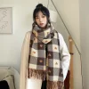 2025 luxe hiver cachemire écharpe femmes nouveau design chaud pashmina longs gland foulards femme imprimé châle épais foulard bufanda