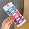 Épingle à cheveux bb couleur morandi, 6 pièces, pinces latérales pour filles, femmes, enfants, dames, accessoires de cheveux