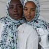 bohème cerf imprimé hijabs femmes aquarelle châle doux musulman hijabs modal coton léger enveloppement automne foulard ramanda
