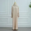 abaya ouvert sur le devant avec hijab, ensemble de 2 pièces, broderie musulmane, abayas pour femmes, dubaï, vêtements islamiques modestes, kaftan, robes turques