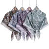 Écharpe en coton de qualité supérieure pour femme, hijab imprimé carré, turban musulman, design floral, doux, Tyys Bawal, tudung malaisien Écharpe en coton de qualité supérieure pour femme, hijab imprimé carré, turban musulman, design floral, doux, Tyys Bawal, tudung malaisien