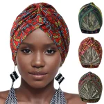 Turban avec Nministériels d Imprimé pour Femme, Enveloppe de Sauna, Hijab, Bonnet, Tête Ronde, Bandana, Perte de Cheveux