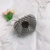 pochette de soirée de luxe perlée pour femmes, sac à main de fête de mariage, sac de téléphone de styliste, sac argenté pour femmes, nouvelle collection 2025