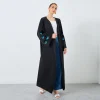 Moyen-orient élégant Abaya femmes musulmanes à manches longues broderie ample Abayas islamique Maxi robes caftans arabes Jilbabs Moyen-orient élégant Abaya femmes musulmanes à manches longues broderie ample Abayas islamique Maxi robes caftans arabes Jilbabs