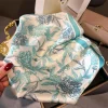 foulard de cheveux en satin de luxe pour femmes, mouchoir imprimé, bandana, petit silencieux de cou, hijab pour dames et filles, châles carrés 70x70cm