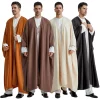 abaya 2024 nouveau style robe pour hommes, arabe, saoudien, iranien, dubaï, émirats arabes unis hommes musulmans mode vêtements d'extérieur m xl