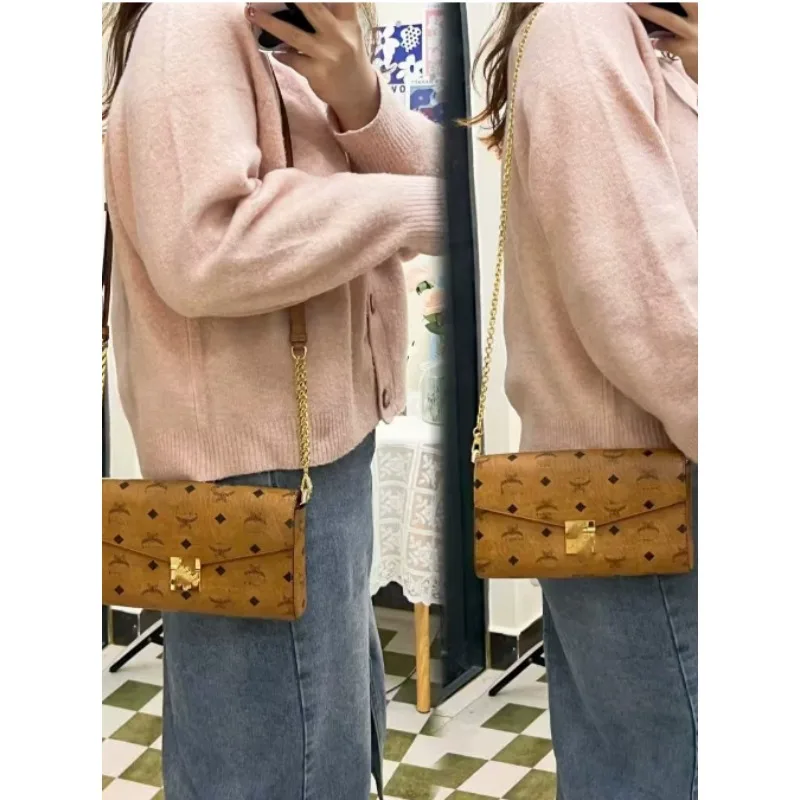 sac à main en cuir pour femmes, nouveau style, élégant, à la mode, polyvalent, de haute qualité, pour le transport d'épaule ou à bandoulière, 2025