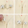 Épingles de sûreté antidérapantes en perles, 6 pièces, broche de décoration pour robe, épingles de fixation de taille, réglage du col, écharpe, mode de sécurité