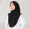 musulman rides sous capuchon hijab doux extensible sous écharpe couleur pure hijab extérieur bonnet nouvelles femmes couverture complète intérieure 65*52 cm