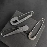 Grands épingles tendance pour vêtements, épingles de sûreté en métal, pour robe en jean, écharpe, épingles réglables, accessoires