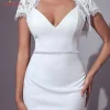topcls ceinture perlée een avec perle pour robe de mariée, ceinture de taille avec ruban en organza, accessoires pour femmes, robe de soirée pour patients, s34