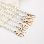 Sangle de perles 30-120cm pour sacs, poignées de sac à main, bricolage de remplacement, longue chaîne perlée pour sac à bandoulière, sangles de ceinture de perles