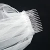 1pc voile de mariage élégant pour douche nuptiale voile de mariage court peigne à cheveux voile pour plage mariage demoiselles d'honneur voile