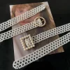 ceinture coréenne en perles pour femmes, haute qualité, chaîne de taille élastique perlée, mode simple, tissage de perles à la main