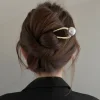 Épingles à cheveux en perles coréennes en forme de u, épingles à cheveux en métal pour femmes et filles, bâtons pour chignon, accessoires de coiffure, cadeaux, nouvelle collection