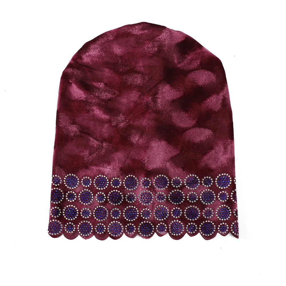 nouveau design musulman sous écharpe hijab casquette turban instantané abaya hijab foulard bonnet diamants africains bandeau